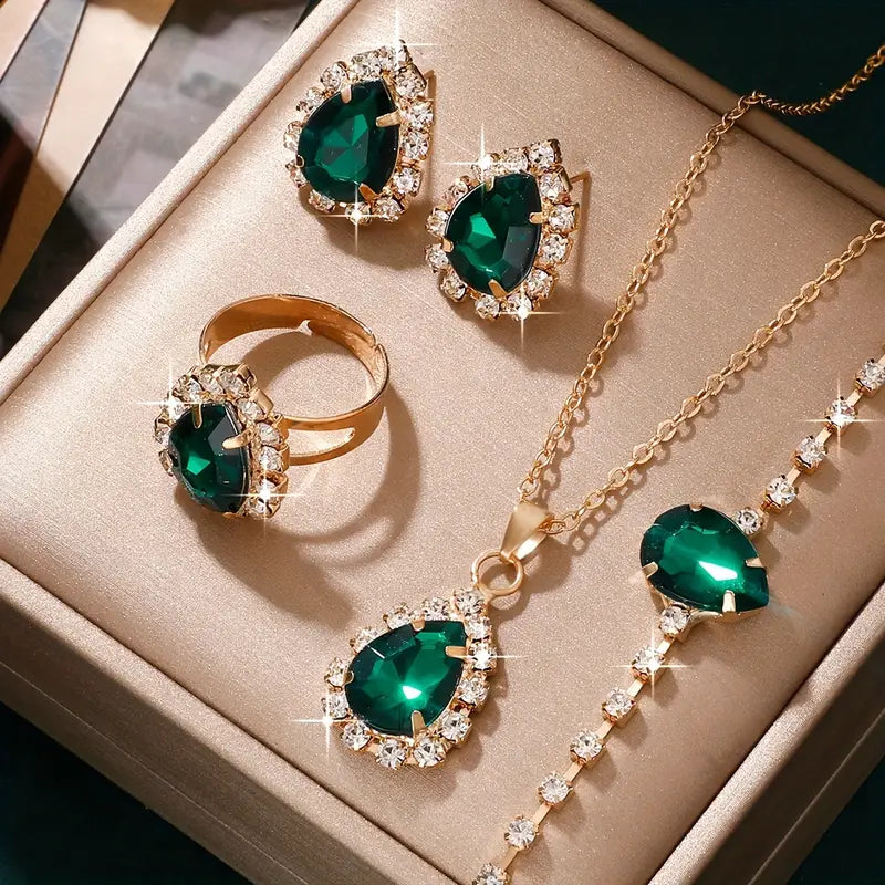 Set di Gioielli Elisandre Vermont | Oro
