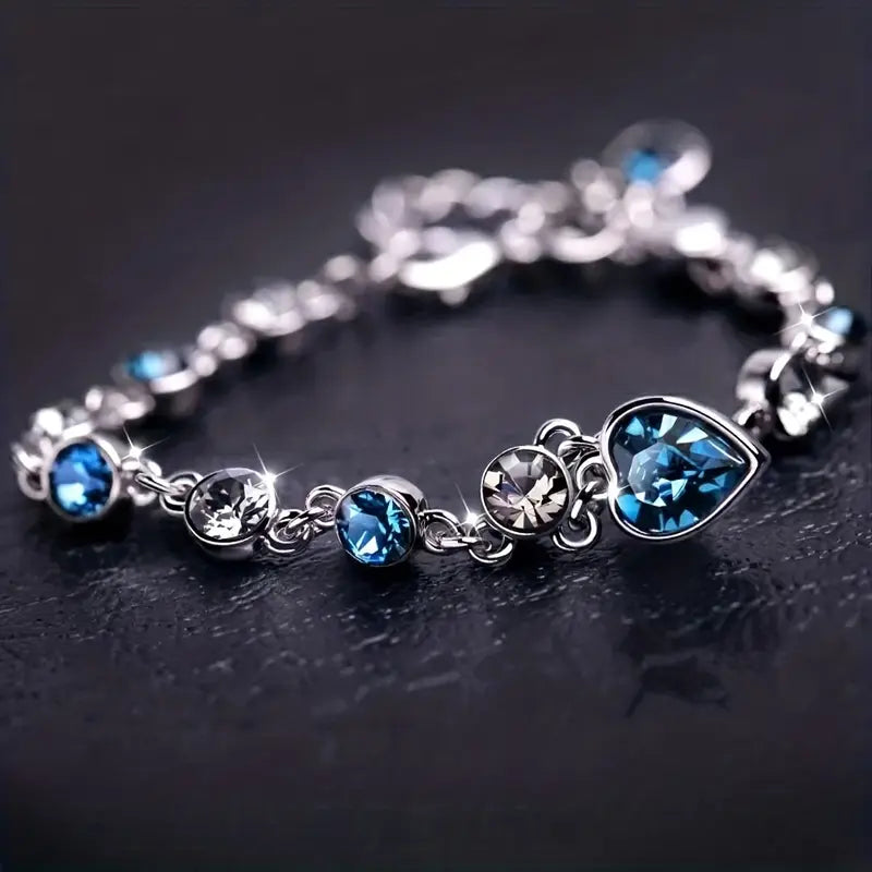 Bracciale Ocean Heart Glow | Oro Bianco