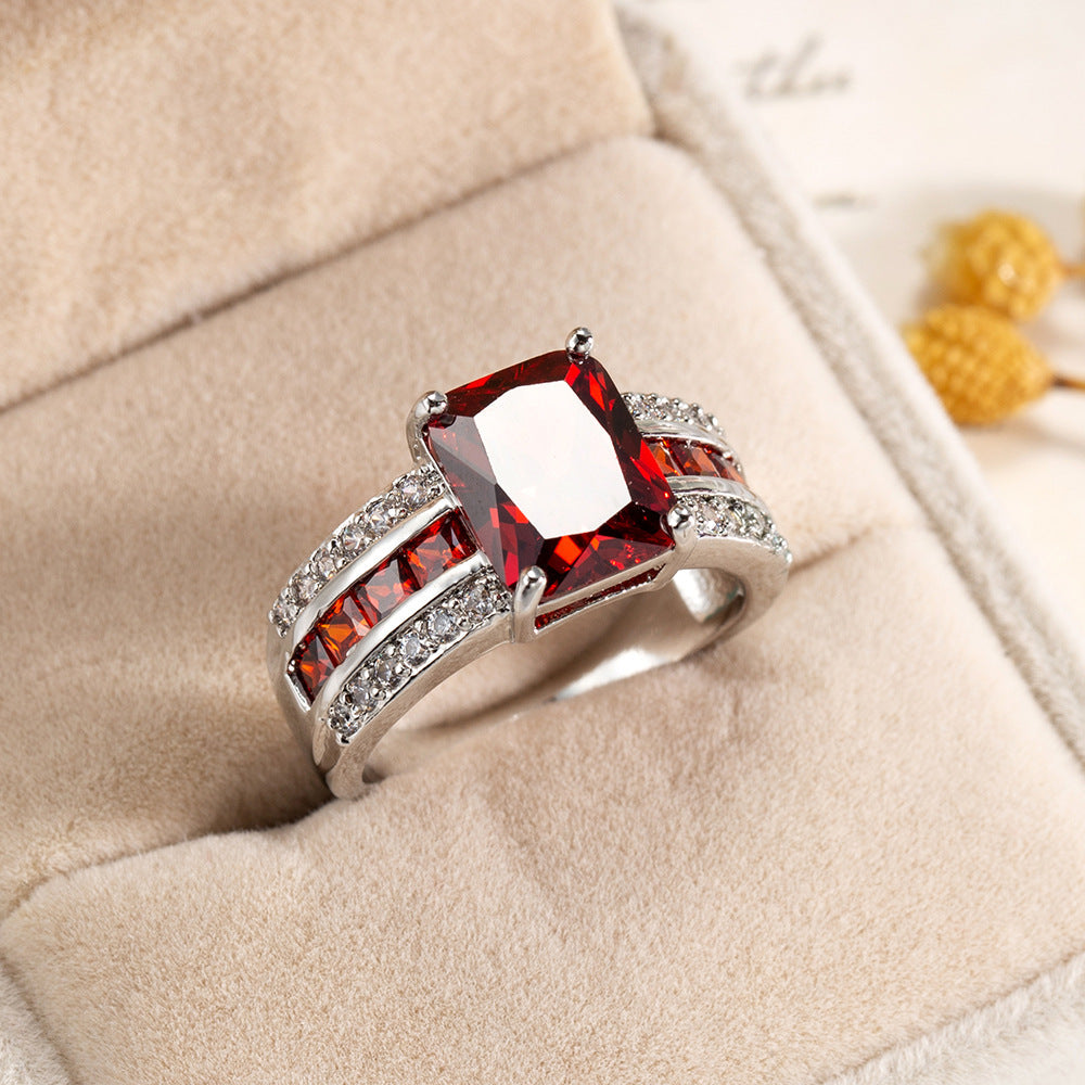 Anello Kassira Redmont | Oro Bianco