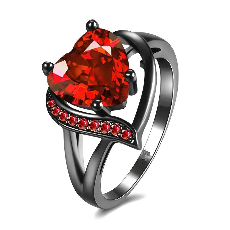 Anello Calindra Rosethorne | Finitura Nera