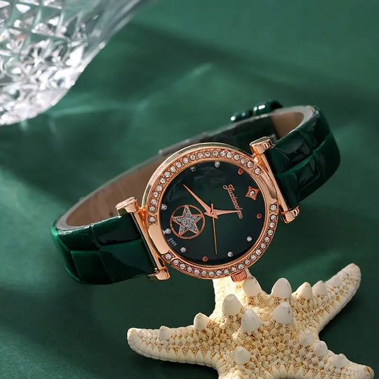 Set di Gioielli Verdantra Timecourt | Oro