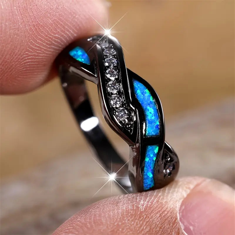 Anello Thessia Lunebray | Oro Bianco