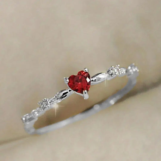 Anello Coralyn Amoura | Oro Bianco