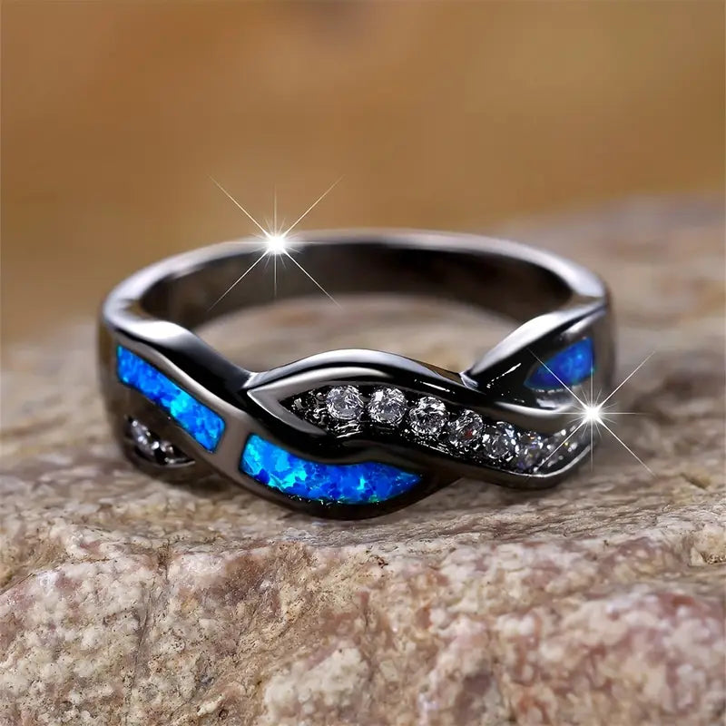 Anello Thessia Lunebray | Oro Bianco