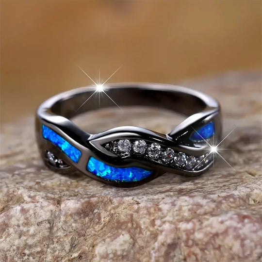 Anello Thessia Lunebray | Oro Bianco