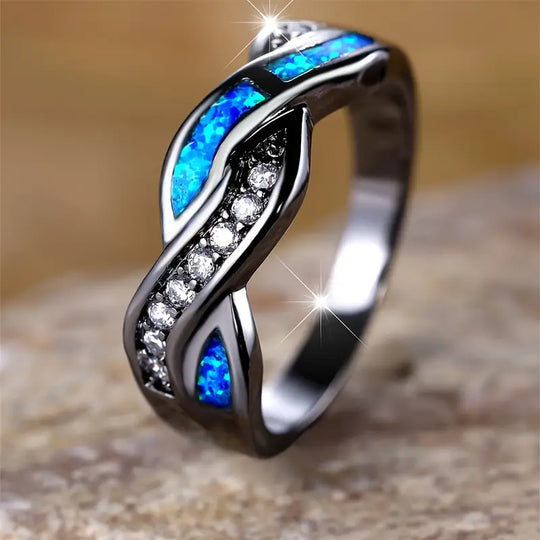 Anello Thessia Lunebray | Oro Bianco