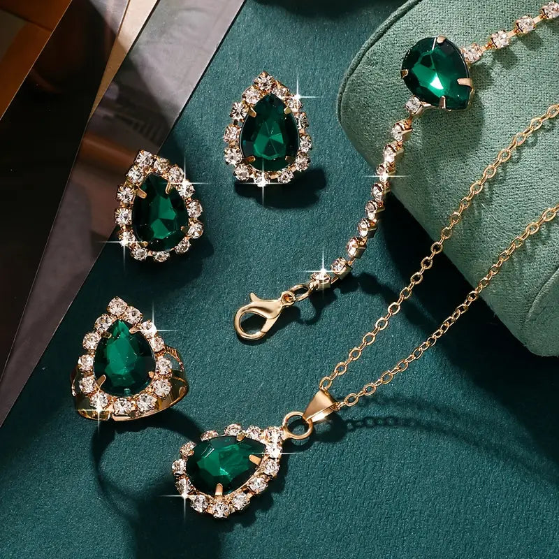 Set di Gioielli Elisandre Vermont | Oro