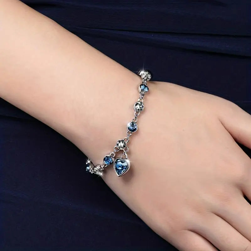 Bracciale Ocean Heart Glow | Oro Bianco