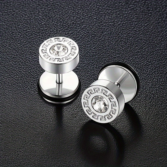 Orecchino a pendente Theron Keyline | Oro Bianco