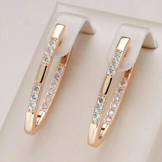 Orecchini in Zirconia Squisita | Oro Bianco