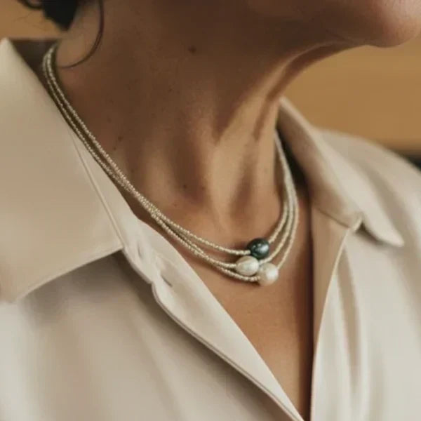 Collana in perle naturali