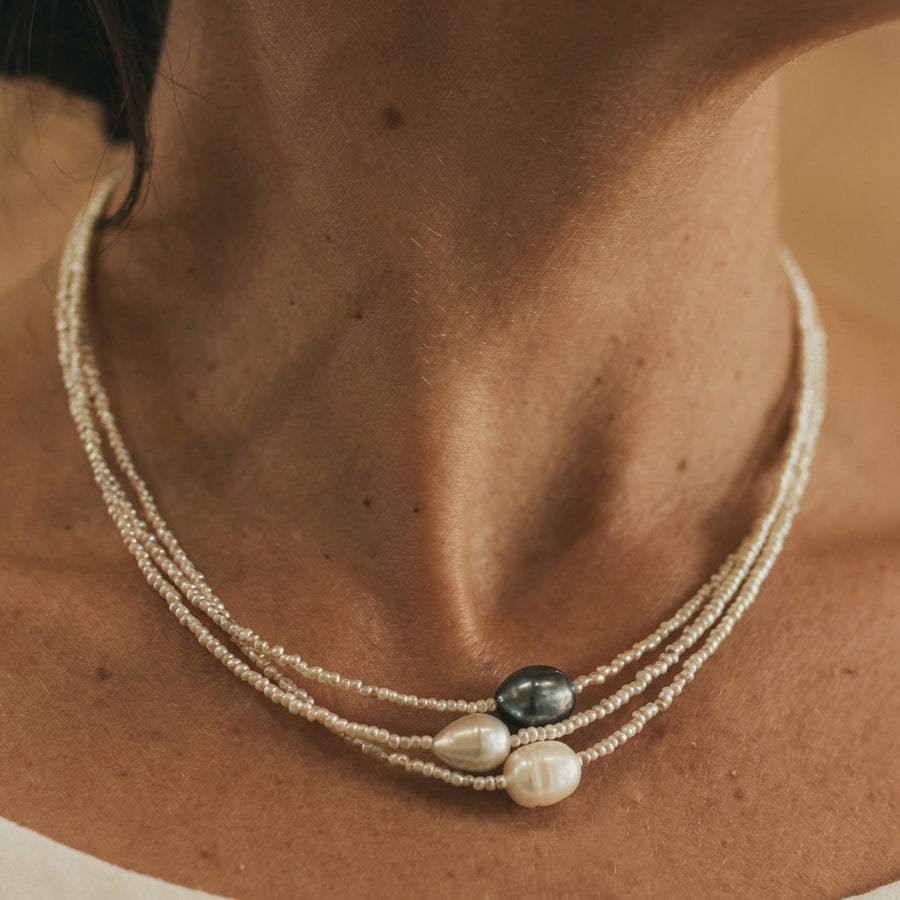 Collana in perle naturali
