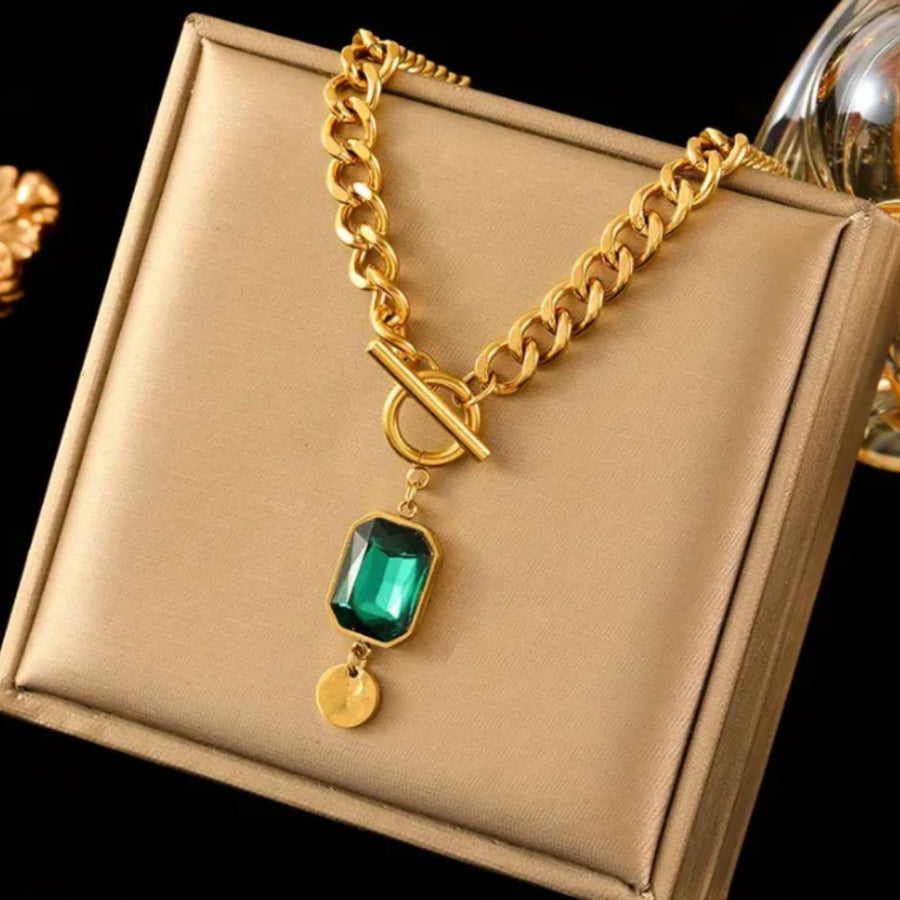 Collana Pendente Smeraldo