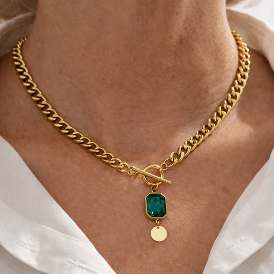 Collana Pendente Smeraldo