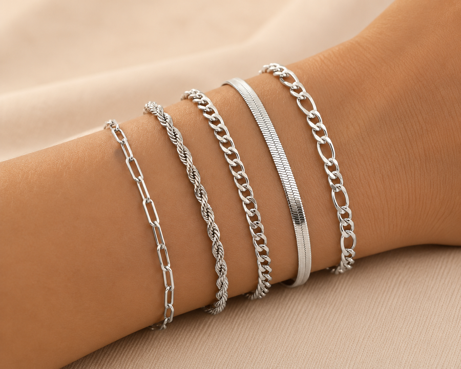 Set di Bracciali in Oro
