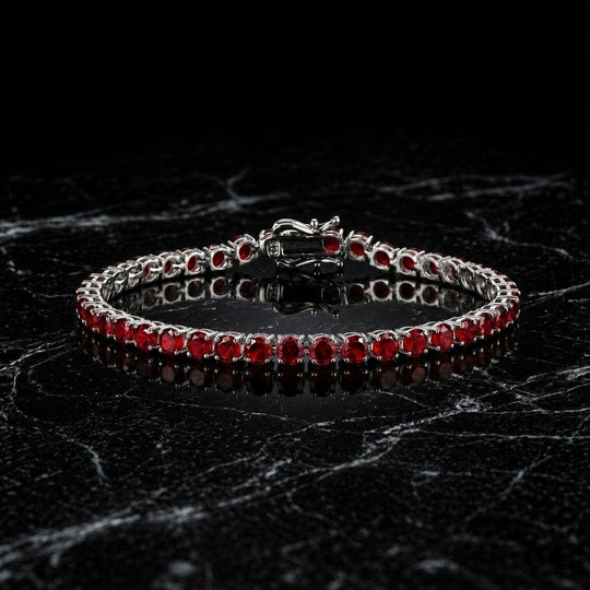 Bracciale da Tennis in Rubini