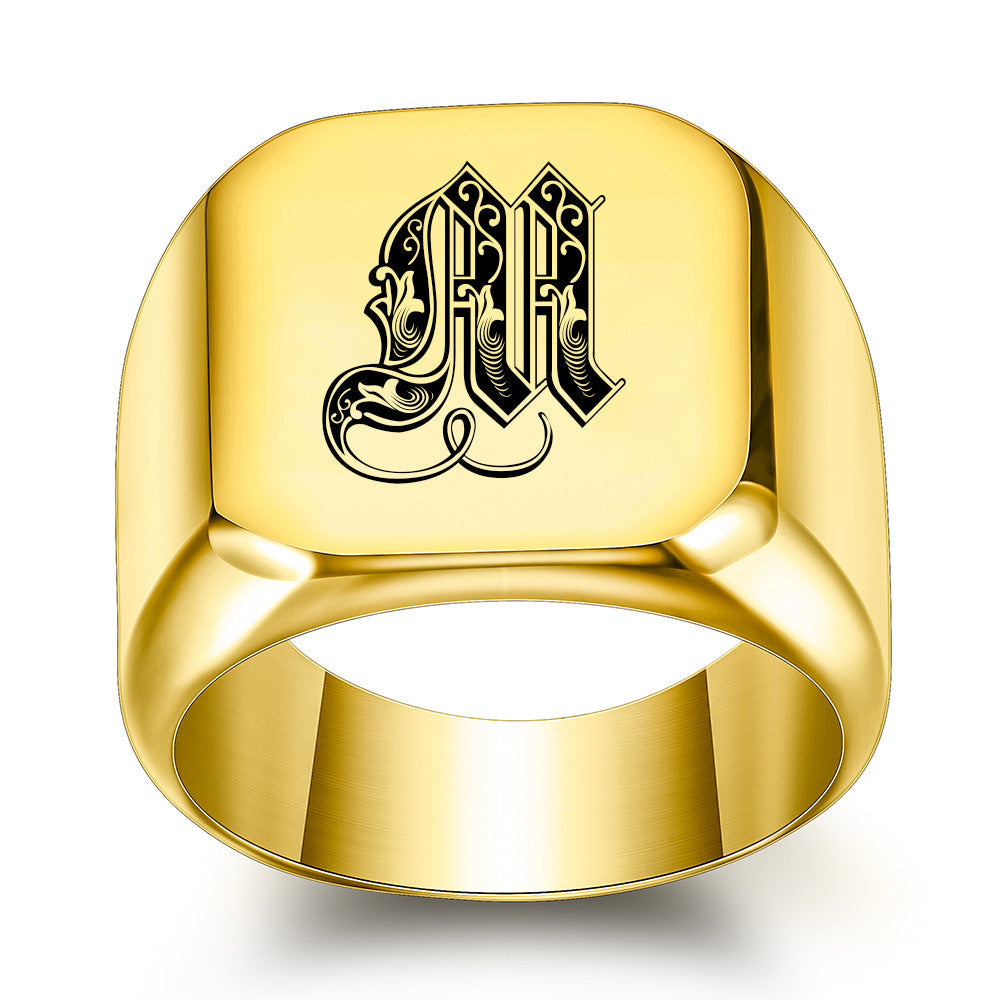 Anello Iniziale Nobile Classico | Oro