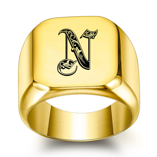 Anello Iniziale Nobile Classico | Oro