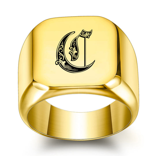 Anello Iniziale Nobile Classico | Oro