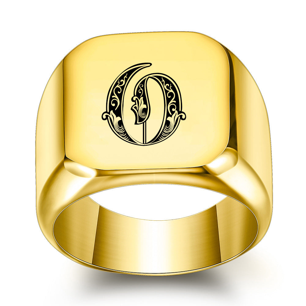 Anello Iniziale Nobile Classico | Oro