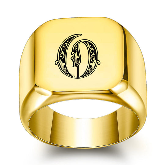 Anello Iniziale Nobile Classico | Oro