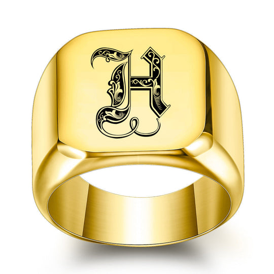 Anello Iniziale Nobile Classico | Oro