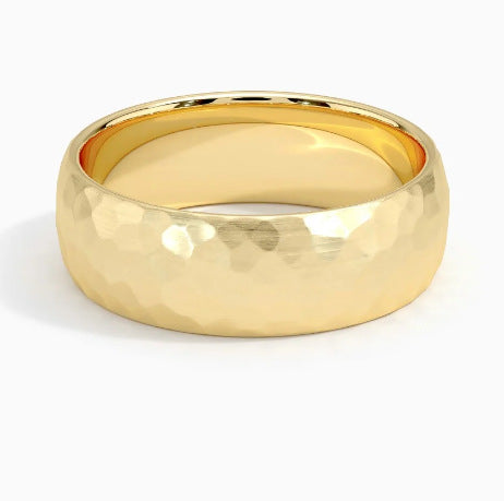 Anello Core Testurizzato Elric | Oro