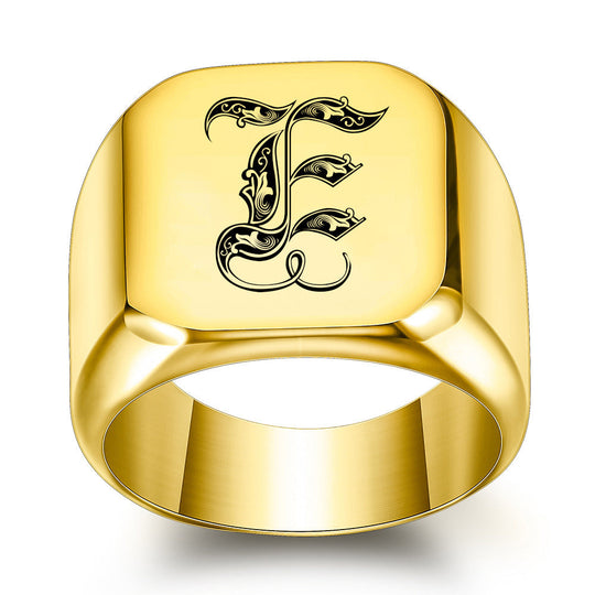 Anello Iniziale Nobile Classico | Oro