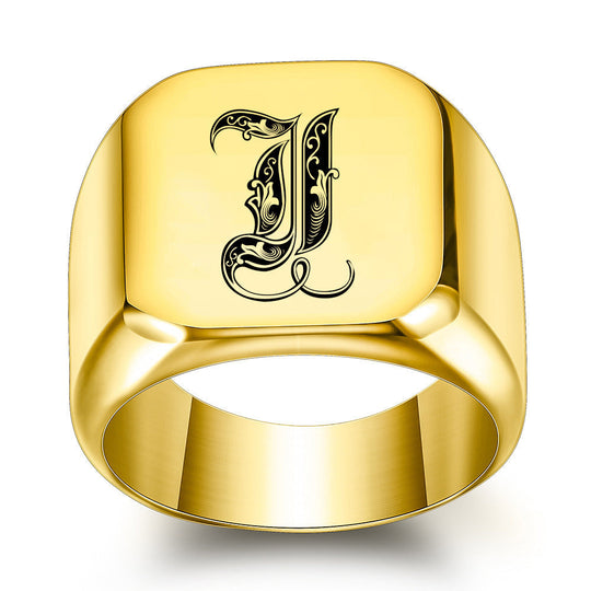 Anello Iniziale Nobile Classico | Oro