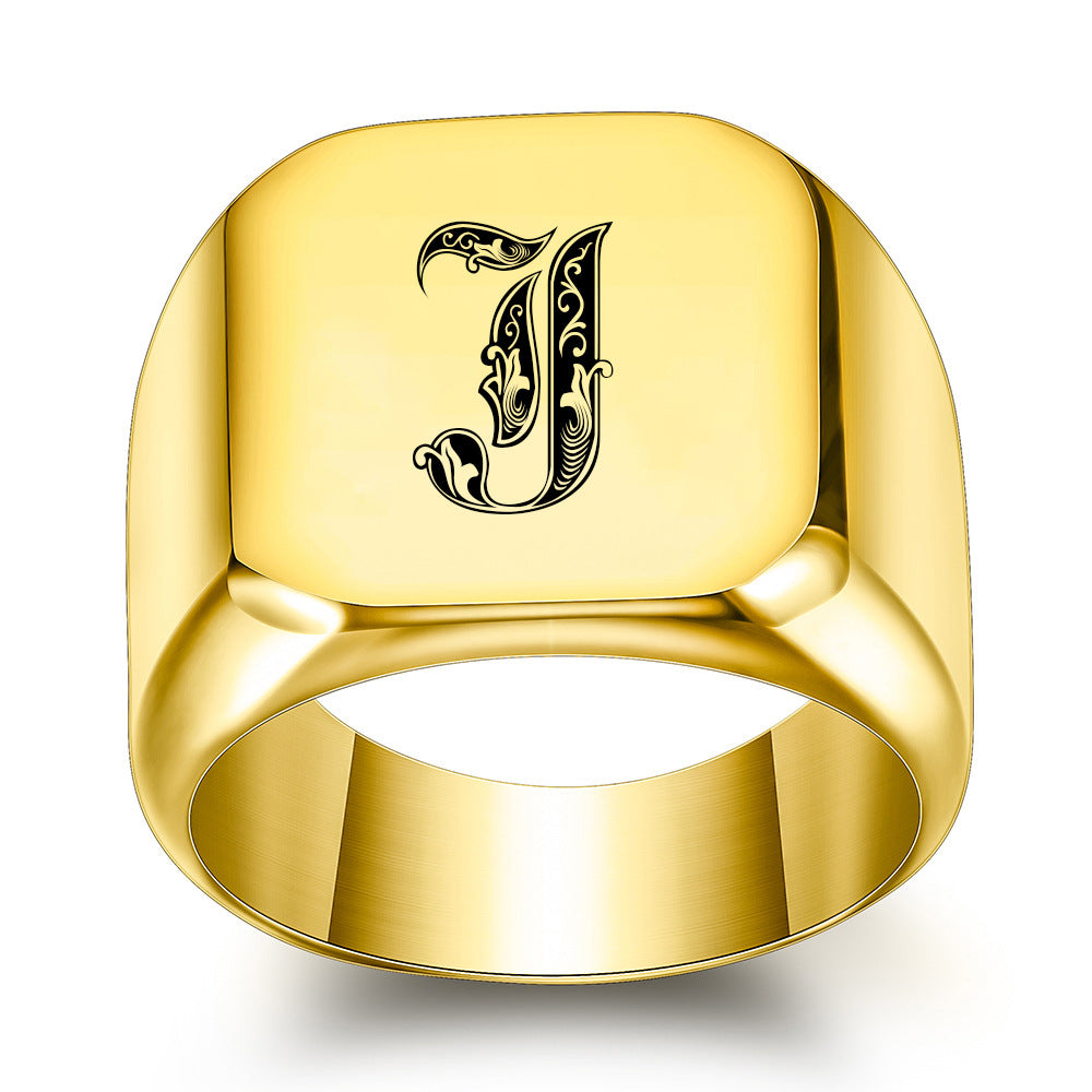 Anello Iniziale Nobile Classico | Oro