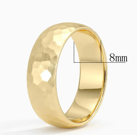 Anello Core Testurizzato Elric | Oro