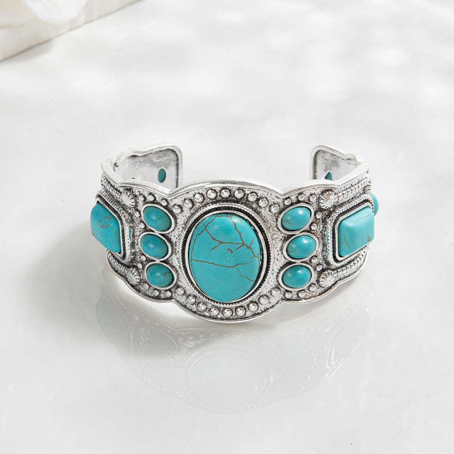 Bracciale a Cuff in Oro Bianco Valencrest Sky