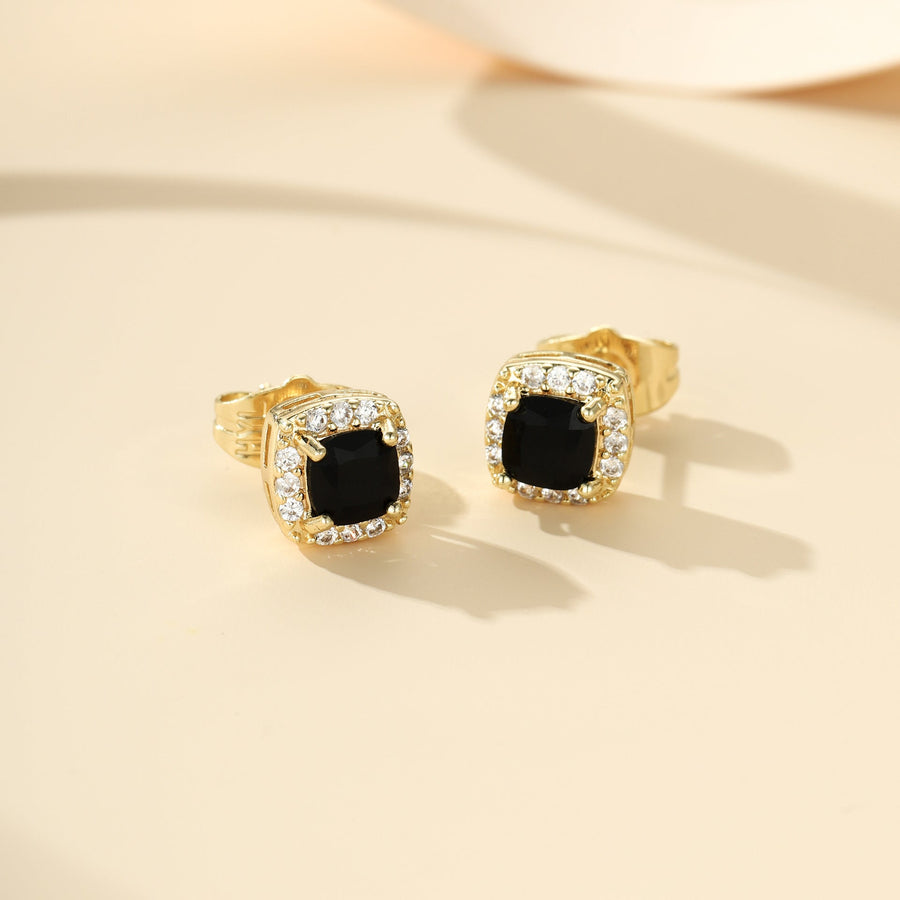 Orecchini a Perno Midnight Royale | Oro
