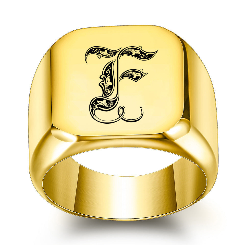Anello Iniziale Nobile Classico | Oro