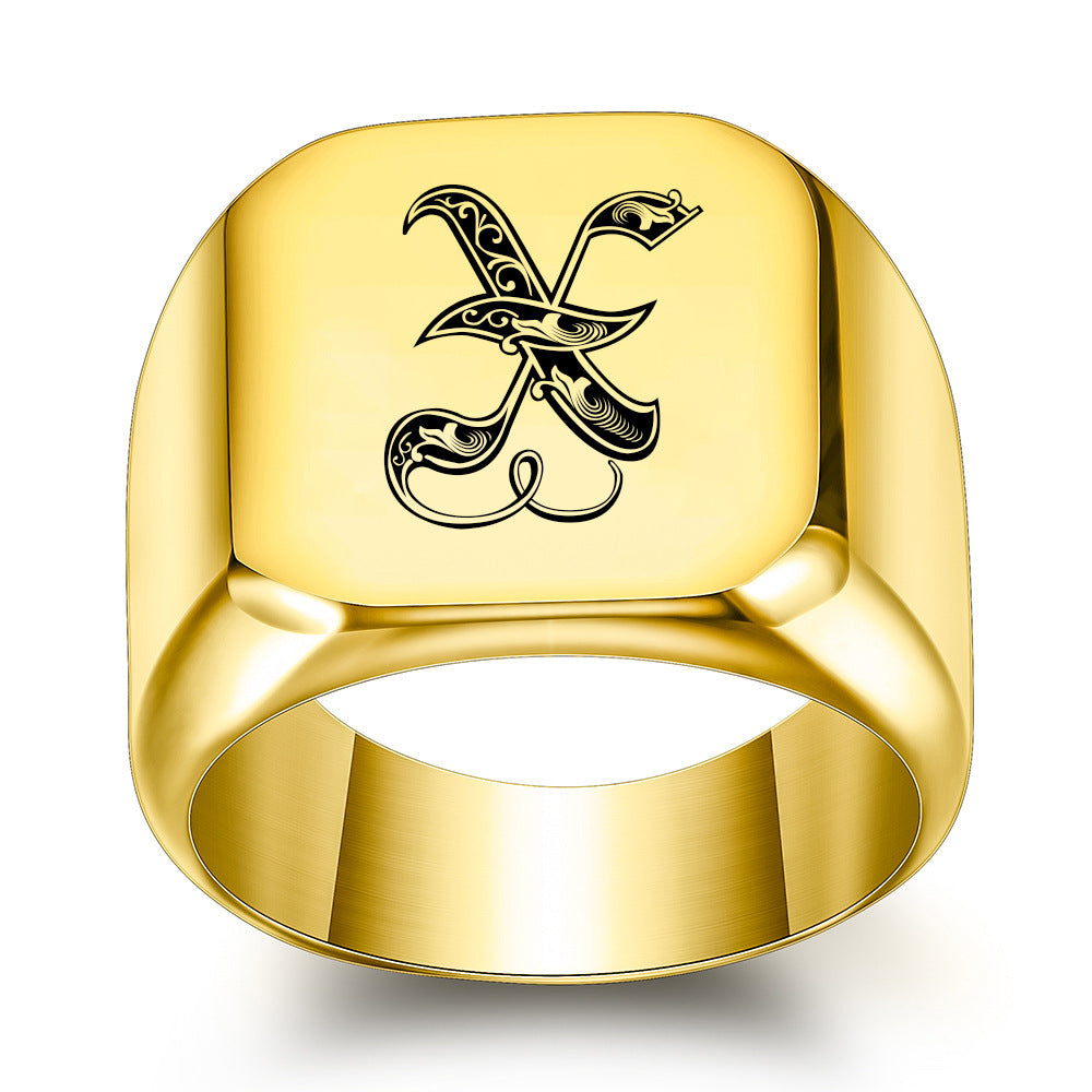 Anello Iniziale Nobile Classico | Oro