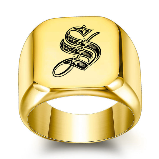 Anello Iniziale Nobile Classico | Oro