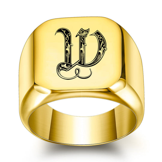 Anello Iniziale Nobile Classico | Oro