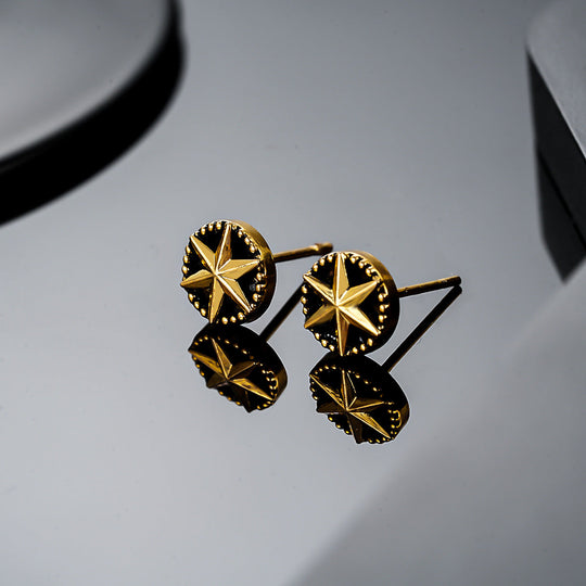 Orecchino a perno Ardyn Northstar | Oro Bianco
