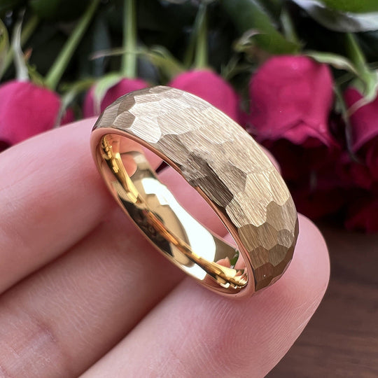 Anello Core Testurizzato Elric | Oro