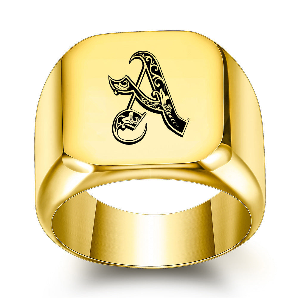 Anello Iniziale Nobile Classico | Oro