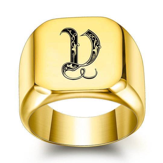 Anello Iniziale Nobile Classico | Oro