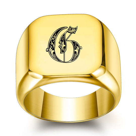 Anello Iniziale Nobile Classico | Oro