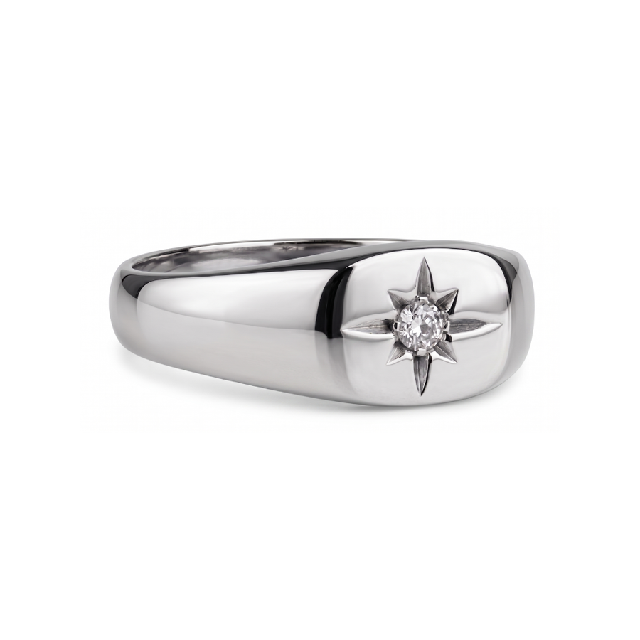 Anello Soren Starcrest | Oro Bianco