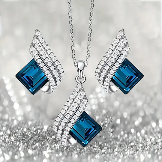 Set di Gioielli Brienne Solazure | Oro Bianco