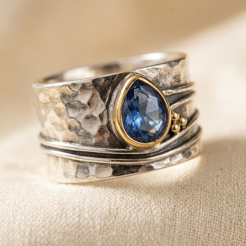 Anello con Accento in Argento e Oro