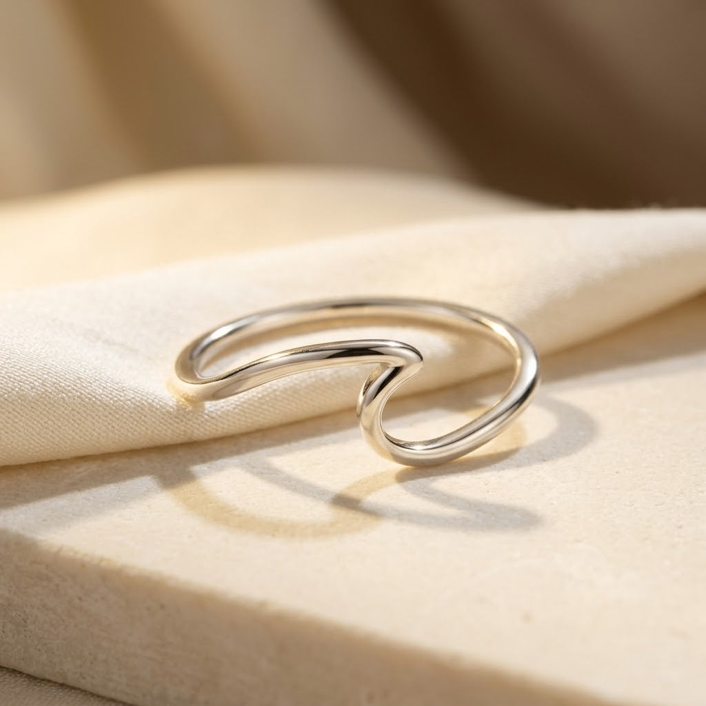 Anello Aperto Minimalista in Argento