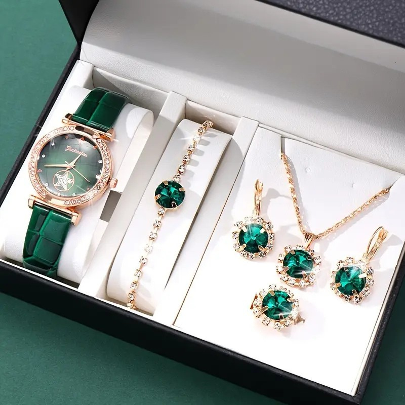 Set di Gioielli Verdantra Timecourt | Oro