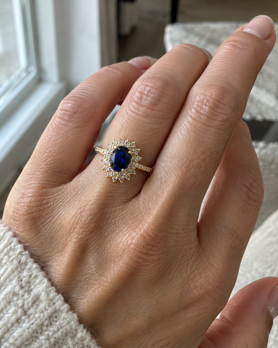 Anello con zaffiro ~ Alessia R.
