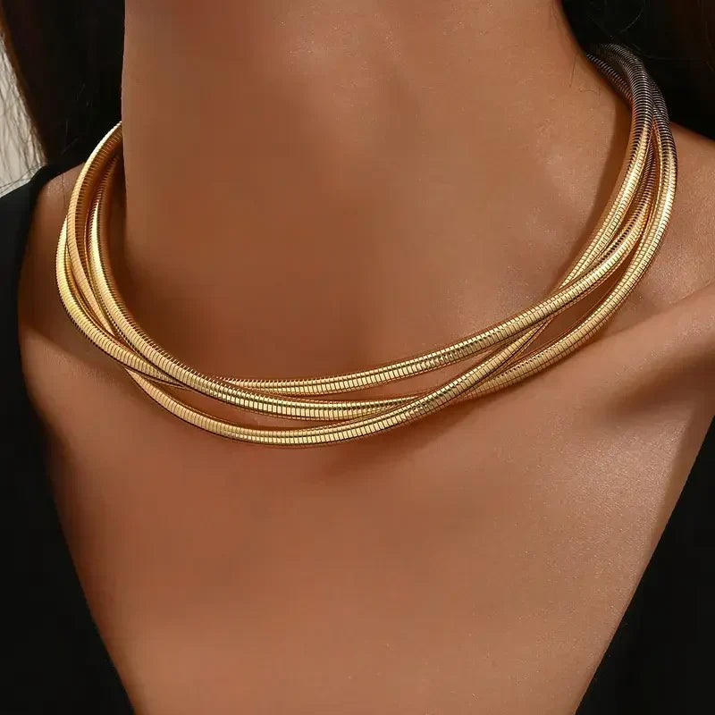 Collana in Oro a Tre Strati - Oro