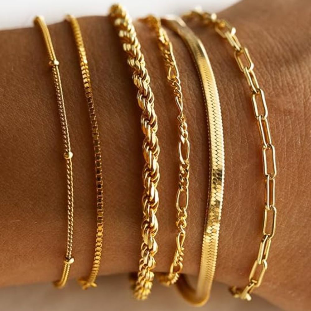 Set di Bracciali in Oro Classico Isabella